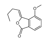 3-butylidene-4-methoxy-2-benzofuran-1-one Structure