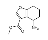 4-氨基-4,5,6,7-四氢-3-苯并呋喃羧酸甲酯结构式