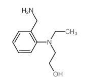 2-[2-(Aminomethyl)(ethyl)anilino]-1-ethanol结构式