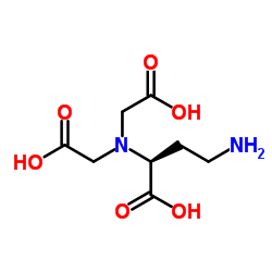 (2S)-4-Amino-2-[bis(carboxymethyl)amino]butanoic acid结构式