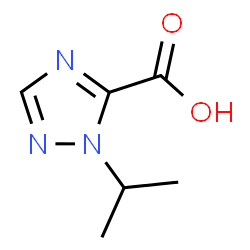 1-异丙基-1H-1,2,4-三唑-5-羧酸结构式