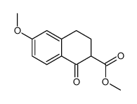 Methyl 7-Methoxy-1-Oxo-1,2,3,4-Tetrahydronaphthalene-2-Carboxylate Structure