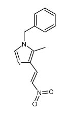 2-[5-methyl-1-(phenylmethyl)-1H-imidazol-4-yl]-1-nitroethene Structure