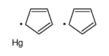 di(cyclopenta-2,4-dien-1-yl)mercury结构式