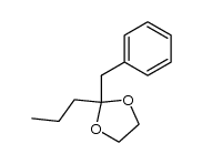 2-benzyl-2-propyl-1,3-dioxolane Structure