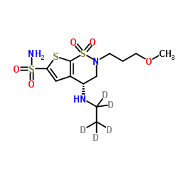 Brinzolamide-d5 structure