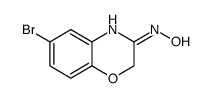 6-bromo-2H-1,4-benzo[b][1,4]oxazin-3(4H)-one oxime结构式