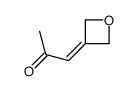 1-(氧杂环丁烷-3-亚甲基)-2-丙酮结构式