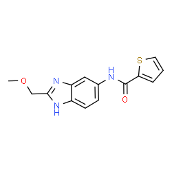 N-[2-(methoxymethyl)-1H-benzimidazol-5-yl]thiophene-2-carboxamide Structure