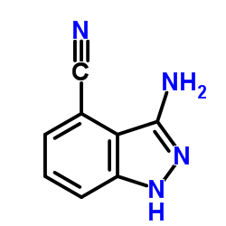 3-Amino-1H-indazole-4-carbonitrile structure