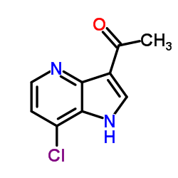 3-Acetyl-7-chloro-4-azaindole结构式