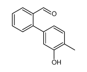 2-(3-hydroxy-4-methylphenyl)benzaldehyde Structure