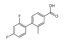 4-(2,4-difluorophenyl)-3-methylbenzoic acid Structure