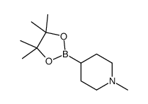 1-methyl-4-(4,4,5,5-tetramethyl-1,3,2-dioxaborolan-2-yl)piperidine Structure