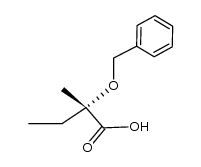 (S)-2-(benzyloxy)-2-methylbutanoic acid结构式
