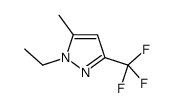 1-ethyl-5-methyl-3-(trifluoromethyl)pyrazole结构式