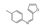 1-(furan-2-yl)-N-(4-methylphenyl)methanimine结构式