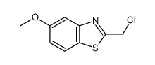 Benzothiazole, 2-(chloromethyl)-5-methoxy- (9CI) Structure