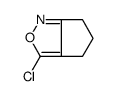 3-chloro-5,6-dihydro-4H-cyclopenta[c][1,2]oxazole结构式