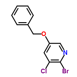 5-(Benzyloxy)-2-bromo-3-chloropyridine结构式