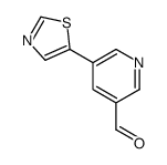 5-(1,3-thiazol-5-yl)pyridine-3-carbaldehyde Structure