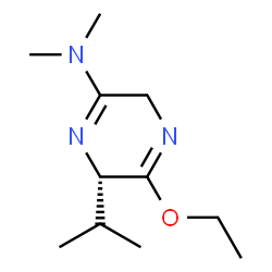 Pyrazinamine, 5-ethoxy-3,6-dihydro-N,N-dimethyl-6-(1-methylethyl)-, (S)- (9CI)结构式