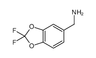 (2,2-Difluorobenzo[d][1,3]dioxol-5-yl)methanamine Structure