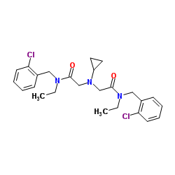 N-(2-Chloro-benzyl)-2-({[(2-chloro-benzyl)-ethyl-carbamoyl]-Methyl}-cyclopropyl-amino)-N-ethyl-acetamide picture