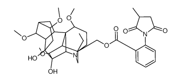 Methyllycaconitine Structure