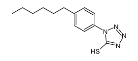 1-(4-hexylphenyl)-2H-tetrazole-5-thione结构式