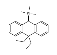 9,9-Diethyl-10-(trimethylsilyl)-9,10-dihydroanthracene Structure