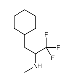 3-cyclohexyl-1,1,1-trifluoro-N-methylpropan-2-amine Structure