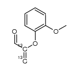 2-(2-methoxyphenoxy)acrylaldehyde-2,3-13C2 Structure
