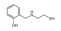 2-[(2-sulfanylethylamino)methyl]phenol Structure