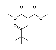 dimethyl 2-(3,3-dimethyl-2-oxobutyl)malonate结构式