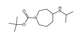 Tert-Butyl 4-(Isopropylamino)Azepane-1-Carboxylate Structure