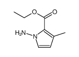 ethyl 1-amino-3-methylpyrrole-2-carboxylate结构式