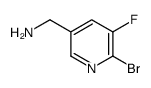 (6-bromo-5-fluoropyridin-3-yl)methanamine Structure