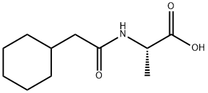 2-(2-cyclohexylacetamido)propanoic acid Structure