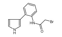 N-(2-(1H-pyrrol-3-yl)phenyl)-2-bromoacetamide结构式