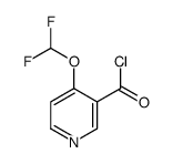 3-Pyridinecarbonyl chloride, 4-(difluoromethoxy)- (9CI) Structure