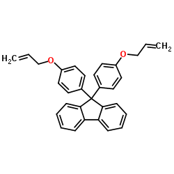 9,9-Bis[4-(allyloxy)phenyl]-9H-fluorene structure