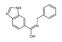 N-benzyl-3H-benzimidazole-5-carboxamide结构式