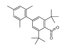 2-(3,5-ditert-butyl-4-nitrophenyl)-1,3,5-trimethylbenzene Structure