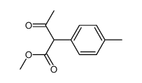 methyl 3-oxo-2-(p-tolyl)butanoate结构式