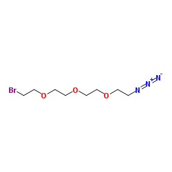 Bromo-PEG3-azide Structure