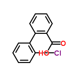 2'-Chlorobiphenyl-2-carboxylic acid structure