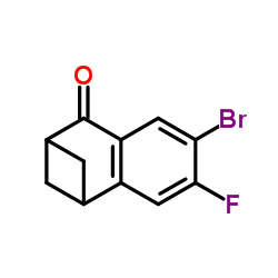 5-Bromo-4-fluorotricyclo[7.1.1.02,7]undeca-2,4,6-trien-8-one Structure