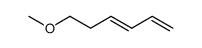 (3E)-3,5-hexadienyl methyl ether Structure