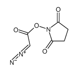 2-diazonio-1-(2,5-dioxopyrrolidin-1-yl)oxyethenolate结构式